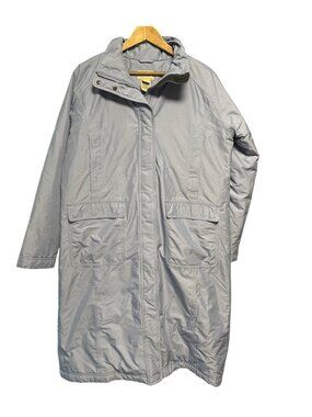 L.L. Bean Women's Thinsulate Light Blue Full-Length Coat Size M